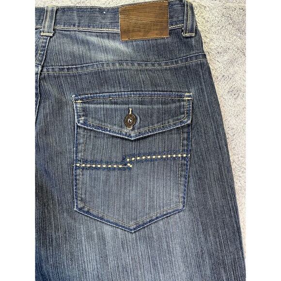 Vintage Jinzu Jeans Men's‎ 38x30 Blue Denim Streetwear Skater Embroidered Y2K - Picture 7 of 10